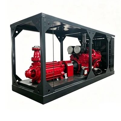 BƠM HNYB hoàn thành việc lắp ráp bộ máy bơm đa tầng chạy bằng động cơ diesel ...